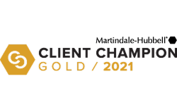 client champion gold 2021 logo